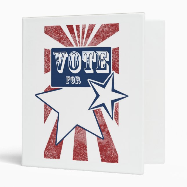 Vote For Blank Binder (Front/Inside)