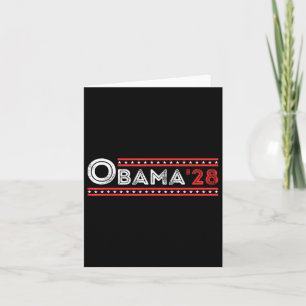 Vote For Change Obama 2028 Presidential Election C Card