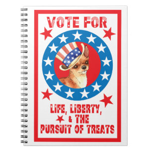 Vote for Chihuahua Notebook