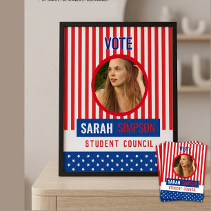 Vote for Class President: Student Council Election Flyer