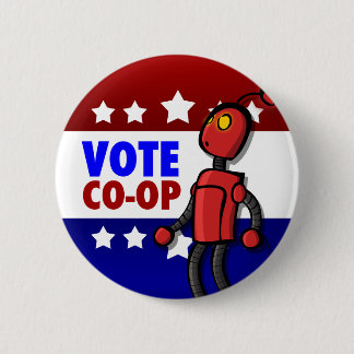 Vote for Co-Op 2 Inch Round Button