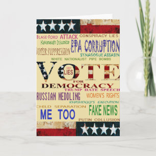 Vote for Democracy Card