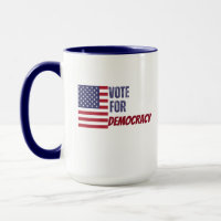 Vote for Democracy USA Election 2024 Mug