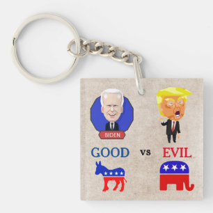 Vote For Good Keychain