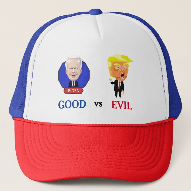 Vote For Good Trucker Hat (Front)