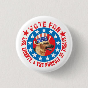 Vote for GSD 1 Inch Round Button