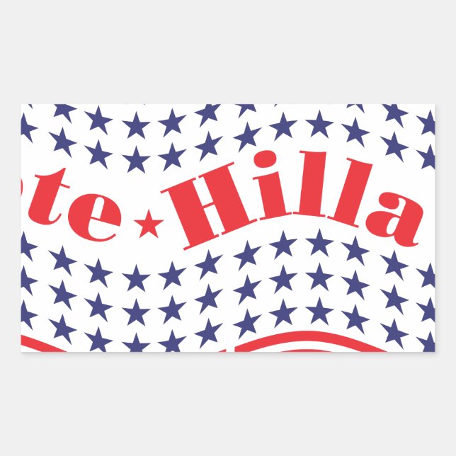 vote for hillary sticker (Front)
