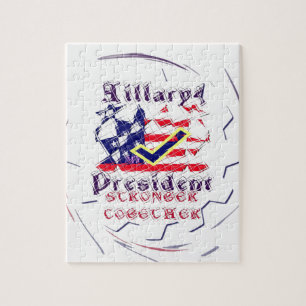 Vote for Hillary USA Stronger Together  My Preside Jigsaw Puzzle