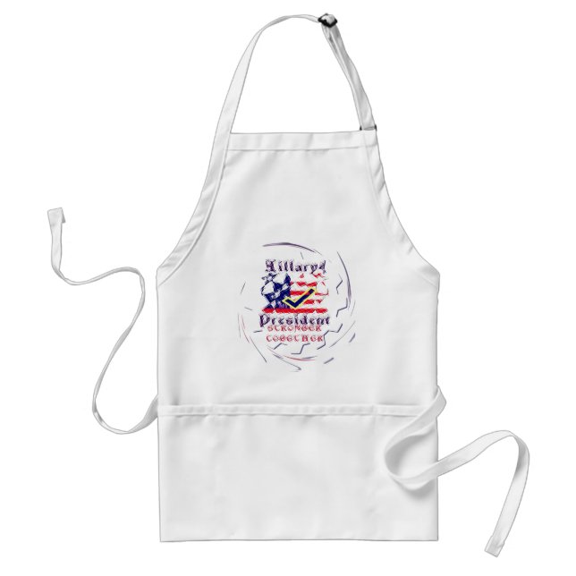 Vote for Hillary USA Stronger Together  My Preside Standard Apron (Front)