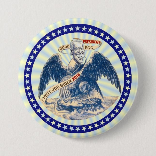Vote for Joe Biden 2016 3 Inch Round Button (Front)