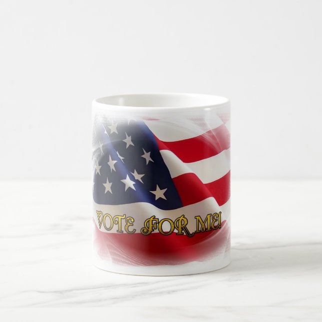 Vote for me coffee mug (Center)