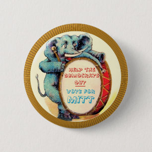 Vote for MITT 2 Inch Round Button