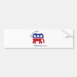 Vote for Mitt Romney 2012 Bumper Sticker