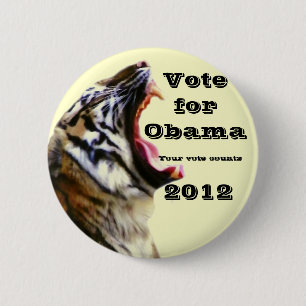 Vote for Obama 2012_ 2 Inch Round Button