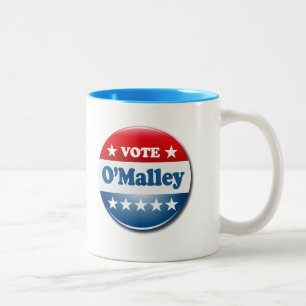 Vote for O'Malley 2016 Two-Tone Coffee Mug