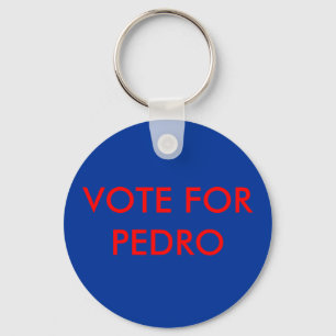 VOTE FOR PEDRO KEYCHAIN