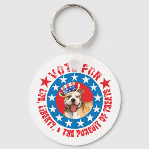 Vote for Pit Bull Keychain