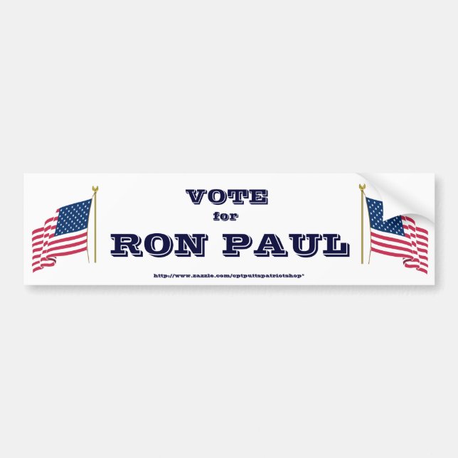 Vote for Ron Paul Bumper Sticker (Front)