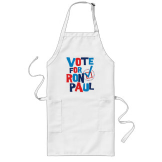 Vote For Ron Paul Election 2012 Long Apron