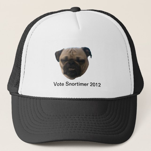 Vote for Snortimer the Pug Hat (Front)