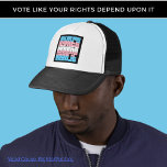 Vote for Trans Rights Trucker Hat<br><div class="desc">Vote for Trans Rights trucker hat. Wear this hat loud and proud and make a bold statement about RIGHTS and the United States Election this November.</div>