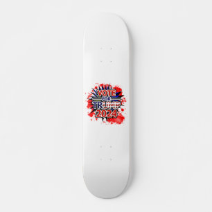 Vote for Trump 2024 Blast Skateboard