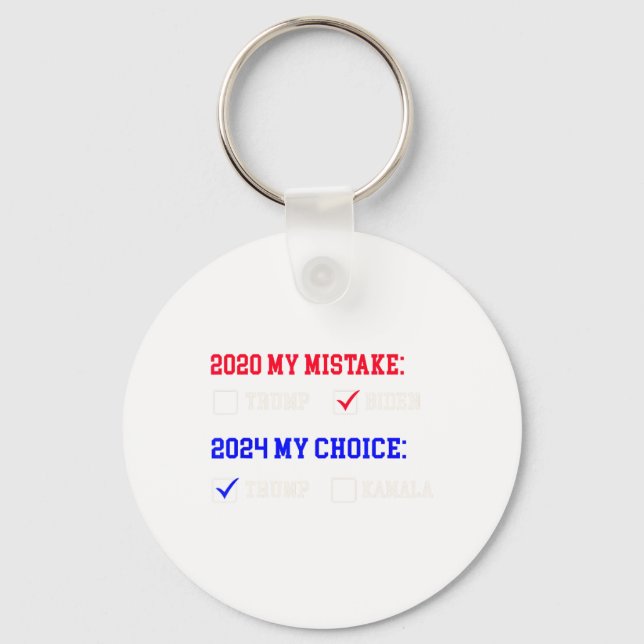 Vote For Trump - Peace For Future!  Keychain (Front)