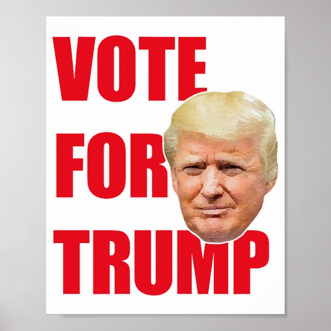 Vote for trump  poster (Front)