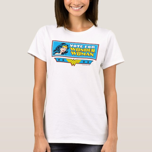 Vote for Wonder Woman T-Shirt (Front)