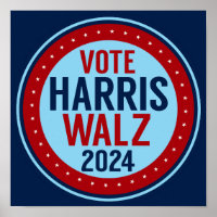 Vote Harris Walz for President 2024 Election
