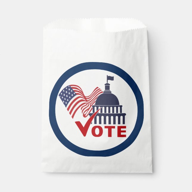 Vote Hershey's  Favour Bag (Front)