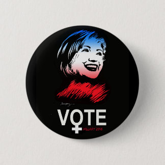 vote HILLARY 2016 2 Inch Round Button