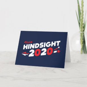 Vote Hindsight 2020 Card
