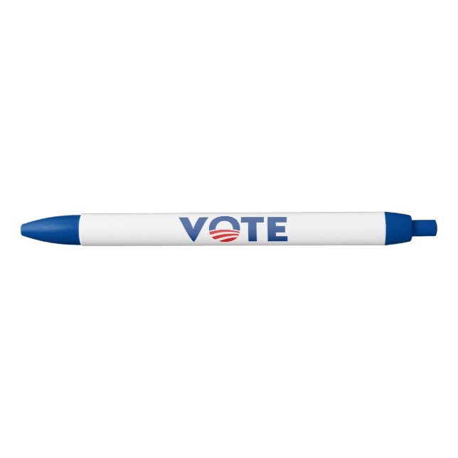 Vote hope red white and blue typography democrat black ink pen (Front)