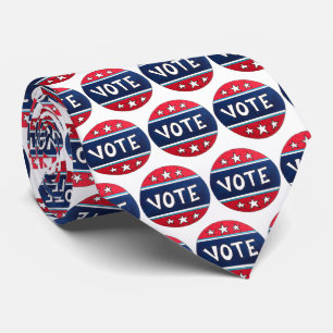 VOTE I Voted Sticker 2020 Election Day USA Voting Tie