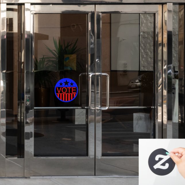 Vote In America   Window Cling (Office Door)