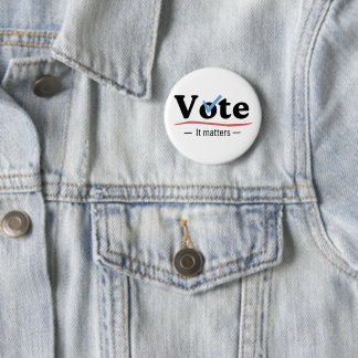 Vote It Matters Light 2 Inch Round Button
