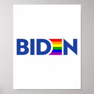 Vote Joe Biden President Lgbt Lgbtq Gay Lesbian Pr Poster