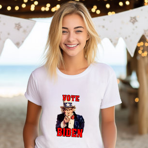 Vote Joe Biden Uncle Sam 2024 T-Shirt