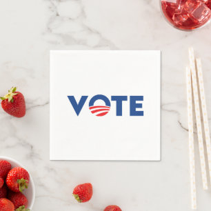 Vote - Joe Hope 2020 - Biden blue red white Napkin