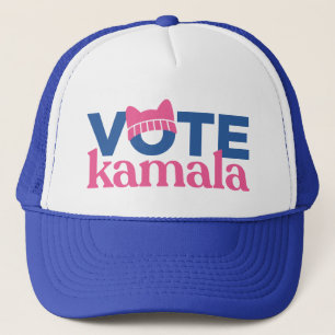Vote Kamala Blue Trucker Hat