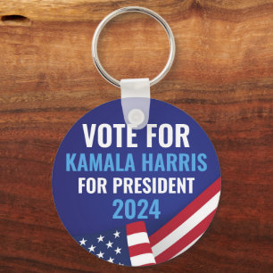 Vote Kamala Harris For President 2024  Keychain