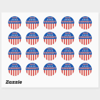 Vote Kennedy Independent Party Classic Round Sticker
