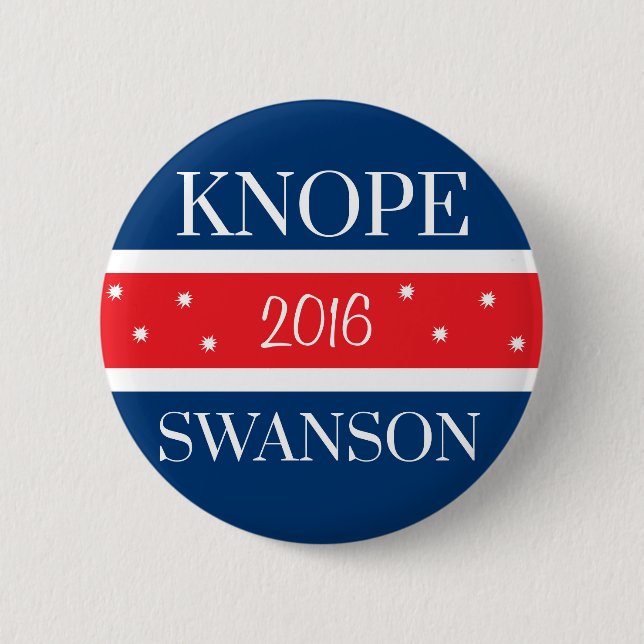 Vote Knope 2 Inch Round Button (Front)