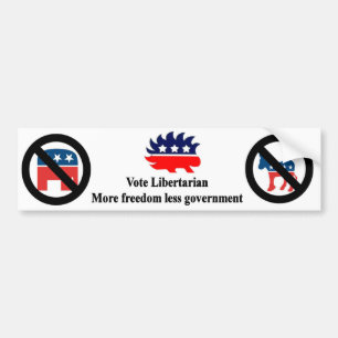 Vote Libertarian Bumper Sticker