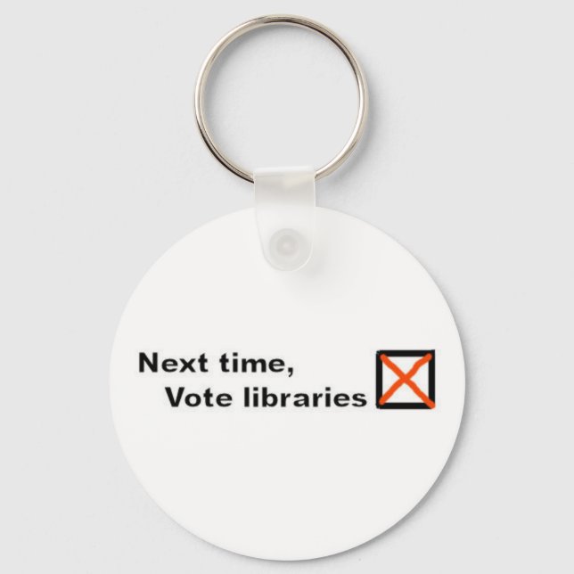 Vote libraries keyring (Front)