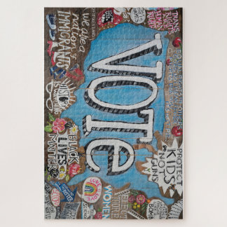 VOTE LOUD original painting Puzzle