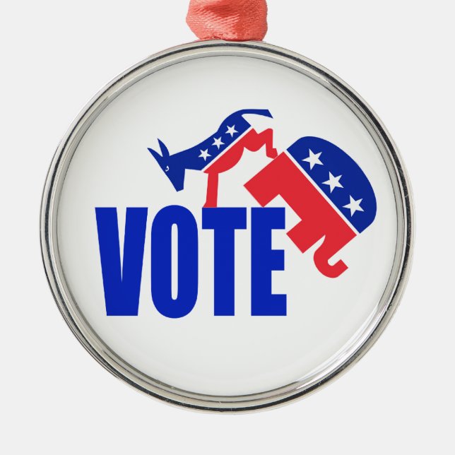 VOTE METAL ORNAMENT (Front)