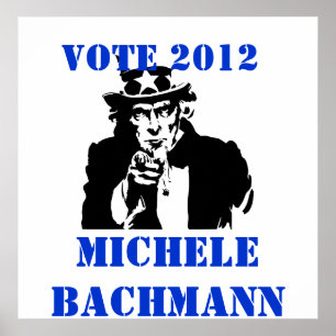 VOTE MICHELE BACHMANN 2012 POSTER