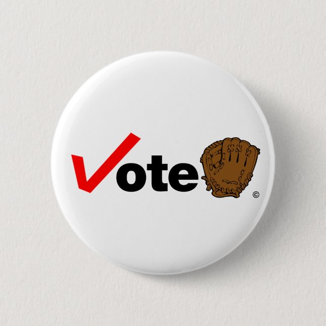 Vote Mitt 2 Inch Round Button (Front)
